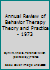 Annual Review of Behavior Therapy Theory and Practice - 1973 B004VT4JPI Book Cover