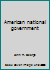 American national government 0821107739 Book Cover