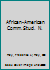 AFRICAN AMER COMMUNITY STUDY (Garland Reference Library of Social Science) 082406643X Book Cover