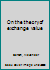 On the theory of exchange value B0006CCOJ2 Book Cover
