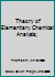 Theory of Elementary Chemical Analysis; B00200ZR8I Book Cover