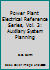 Power Plant Electrical Reference Series, Vol. 3: Auxiliary System Planning 0803350023 Book Cover