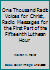 One Thousand Radio Voices for Christ, Radio Messages for the First Part of the Fifteenth Lutheran Hour B005NDQ7S8 Book Cover