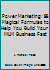 Power Marketing:  88 Magical Formulas to Help You Build Your MLM Business Fast 0933555008 Book Cover