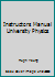 Instructors Manual University Physics 0805385436 Book Cover