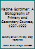 Nadine Gordimer: A Bibliography of Primary and Secondary Sources, 1937-1992 (Bibliographical Research in African Literatures, No 4) 1873836260 Book Cover