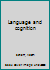 Language and cognition 0070550808 Book Cover