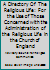A Directory Of The Religious Life: For the Use of Those Concerned with the Adiministration of the Religious Life in the Church of England B001FT2QQG Book Cover