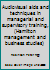 Audiovisual Aids and Techniques in Managerial and Supervisory Training (Hamilton management and business studies) 0241914396 Book Cover