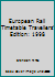 Thomas Cook European Rail Timetable (Thomas Cook) 1900341204 Book Cover