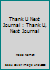 thank u next journal: thank u, next journal 1658647769 Book Cover