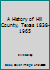 A History of Hill County, Texas 1838-1965 B0035Z710E Book Cover