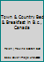 Town & Country Bed & Breakfast in B.c., Canada 096911172X Book Cover