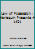 Law of Possession : Harlequin Presents # 1421 B003CUXW6Y Book Cover