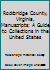 Rockbridge County, Virginia, Manuscripts: A Guide to Collections in the United States 0960368221 Book Cover