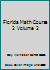 Florida Math Course 2 Volume 2 0021408327 Book Cover