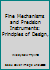 Fine Mechanisms and Precision Instruments: Principles of Design, 0080063616 Book Cover