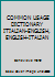 COMMON USAGE DICTIONARY ITIALIAN-ENGLISH, ENGLISH-ITALIAN B000KNKPAM Book Cover