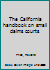 The California handbook on small claims courts B0006C2JDS Book Cover