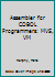 Assembler for Cobol Programmers Mvs, Vm (J Ranade Ibm Series) 0070441294 Book Cover