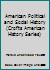 American Political and Social History B0007EUE4G Book Cover