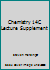 Chemistry 14C Lecture Supplement 073807568X Book Cover