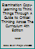 Examination Copy- Learning to Think Things Through A Guide to Critical Thinking Across The Curriculum 4th Edition 0137085192 Book Cover