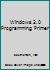 Windows 3.0 Programming Primer 0201550784 Book Cover