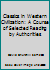 Classics in Western Civilization: A Course of Selected Reading by Authorities (Essay and general literature index reprint series) B000JLJAL0 Book Cover