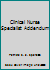 Clinical Nurse Specialist Addendum 1558101888 Book Cover
