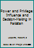 Power and Privilege Influence and Decision Making in Pakistan: Influence and Decision-Making in Pakistan 0520027833 Book Cover