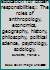 Education for citizen responsibilities;: The roles of anthropology, economics, geography, history, philosophy, political science, psychology, sociology, B0007DV97I Book Cover