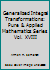 Generalized Integral Transformations: Pure & Applied Mathematics Series Vol. XVIII B00AVPVRDS Book Cover