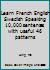Learn French English Swedish Speaking 10,000 sentences with useful 46 patterns 167886952X Book Cover