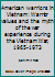 American warriors in Vietnam: Warrior values and the myth of the war experience during the Vietnam War, 1965-1973 9162836773 Book Cover