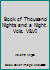 Book of Thousand Nights and a Night. Vols. V&VI B00NMNOZRG Book Cover