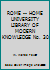 ROME -- HOME UNIVERSITY LIBRARY OF MODERN KNOWLEDGE No. 30 B000YGGE8M Book Cover