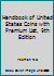 Handbook of United States Coins with Premium List, 9th Edition B000K5U0OQ Book Cover