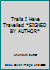 Trails I Have Travelled B00B18SZ5W Book Cover