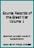 Source Records of the Great War: Volume 1 B00XJ494OM Book Cover