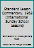 Standard Lesson Commentary, 1963 B000NXEVZO Book Cover