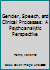 Gender, Speech, and Clinical Processes: A Psychoanalytic Perspective 1138097683 Book Cover