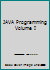 JAVA Programming Volume I 9745342424 Book Cover