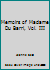 Memoirs of Madame Du Barri, Vol. III B002JHA1C4 Book Cover