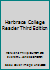 Harbrace College Reader Third Edition B0016C9BQA Book Cover