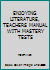 ENJOYING LITERATURE, TEACHERS MANUAL WITH MASTERY TESTS 0021926301 Book Cover