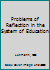 Reflexionsprobleme im Erziehungssystem. 1571817352 Book Cover