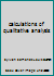 calculations of qualitative analysis B000F37ULE Book Cover