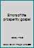 Errors of the prosperity gospel 0931697204 Book Cover