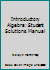 Introductory Algebra: Student Solutions Manual 0131863525 Book Cover